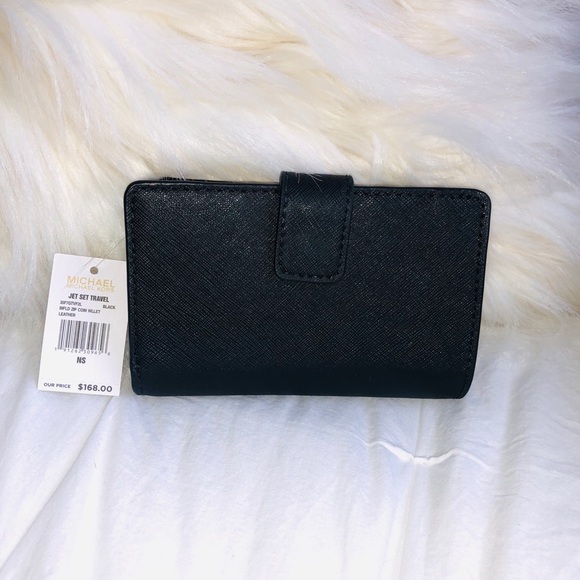 Black Michael Kors Jet Set Wallet - Picture 2 of 5